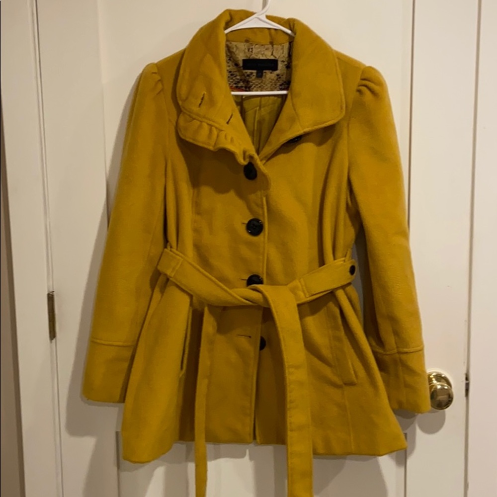 Mustard Peacoat